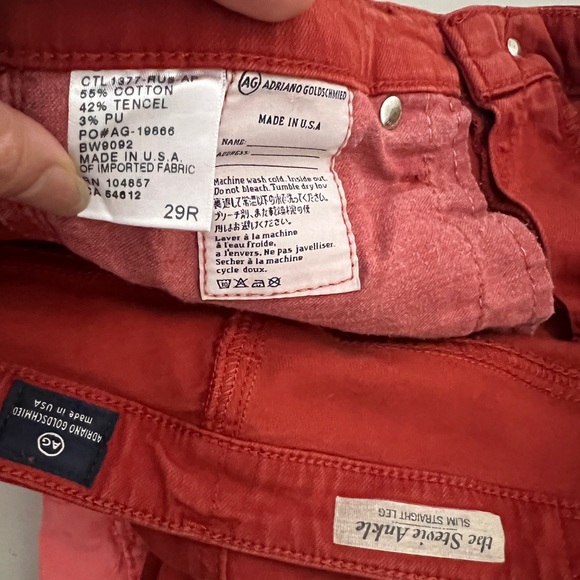 🧡 Adriano Goldschmied Rust Jeans - Picture 7 of 7